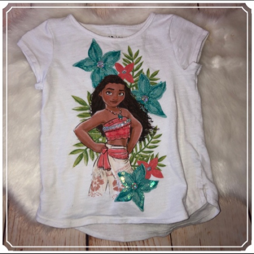 🌟 BUNDLE ONLY Disney Moana Tee Shirt 2T girls